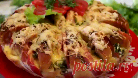 Закуска горячая из батона