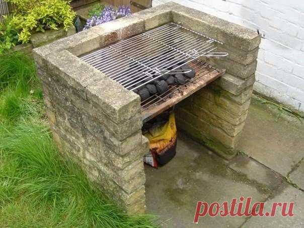 Делаем шашлычницу из кирпича — DIYIdeas