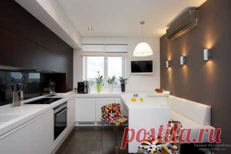 Как обустроить маленькую кухню в квартире | 20 идей дизайна
