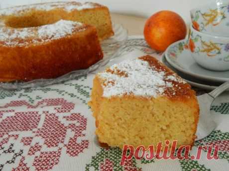 ​Кекс с апельсиновым пюре