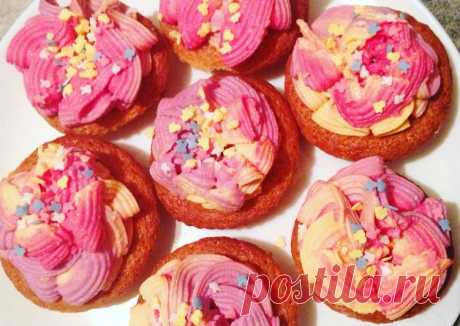 Бисквитики с творожным кремом 🍰 Автор рецепта Юлия Семашкина #инстаграм#juliya110618 - Cookpad