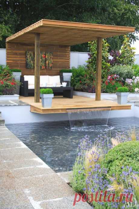 (81) Pinterest - Проект The Cater Allen Private Bank Garden для цветоч­ного шоу в Таттон-­парке, дизайнер Джейми Данстан | сад