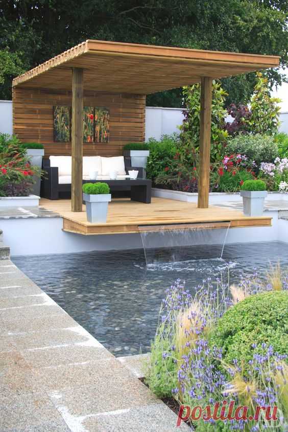 (81) Pinterest - Проект The Cater Allen Private Bank Garden для цветоч­ного шоу в Таттон-­парке, дизайнер Джейми Данстан | сад