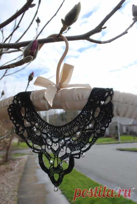 beautiful crocheted necklace. | make handmade, crochet, craft