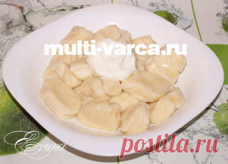 Ленивые вареники в мультиварке