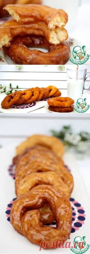 Французские заварные пончики с медовой глазировкой - кулинарный рецепт