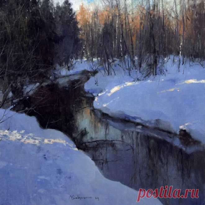 Художник — Алексей Савченко.

«Речка» (2024)