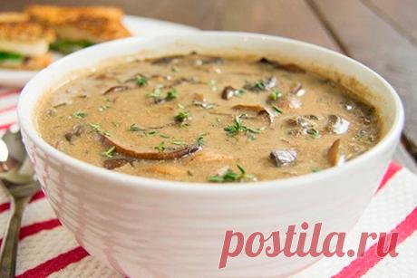 Рецепт вкуснейшего грибного крем-супа - Идеальная хозяйка