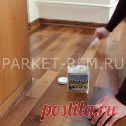 Обработка стыков после укладки паркетной доски | | Циклевка паркета