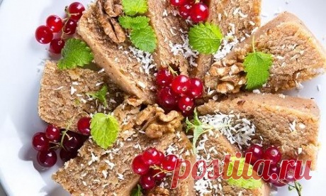 Домашняя халва из манной крупы с орехами и корицей. Рецепт