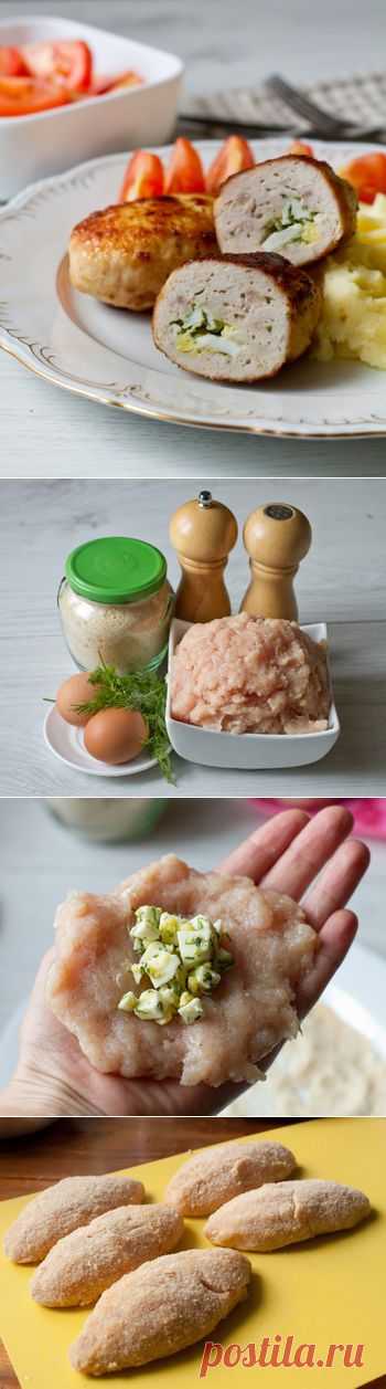 Куриные зразы с яйцом