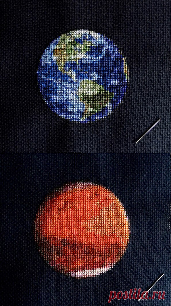 Вышитые планеты by Navid Baraty