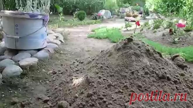 Вазон лист из цемента для дачи