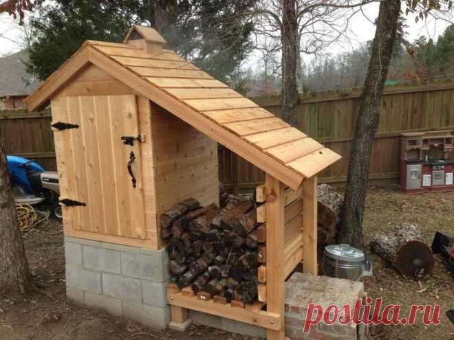 Самодельная коптильня на участке для приготовления разных вкусняшек — DIYIdeas