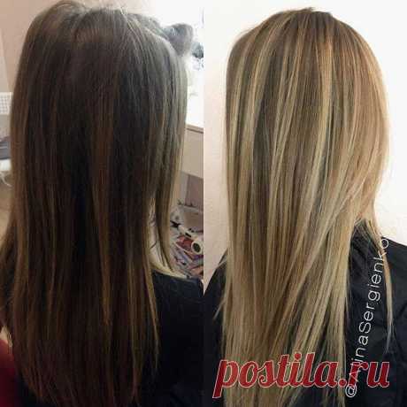 ⭐Шатуш⭐обожаю эту технику☺К сожалению, освещение, как всегда не до конца передаёт всю красоту и плавность перехода😞