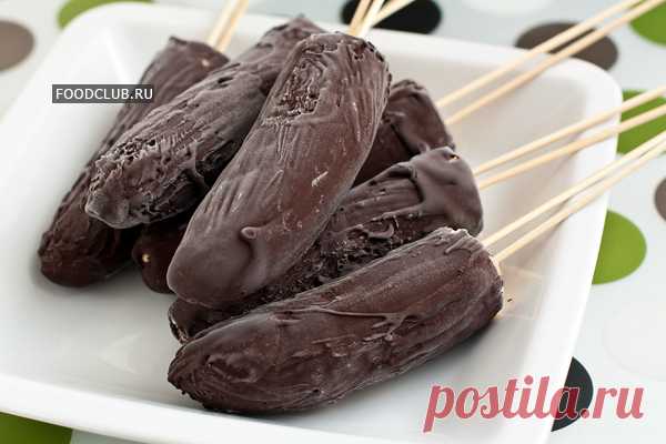 Замороженные бананы в шоколаде — рецепт с пошаговыми фотографиями на Foodclub.ru