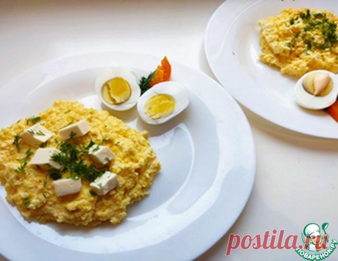 Полента с мягким сыром – кулинарный рецепт