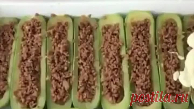 Кабачки фаршированные