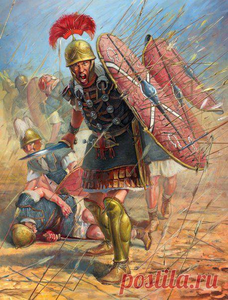 Герой VI-го Железного легиона центурион Кассий Сцева, в битве при Диррахии 48 г / История цивилизаций!