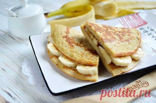 Овсяноблин с полезной начинкой - пошаговый рецепт с фото на Повар.ру