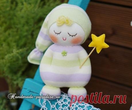Куколка сплюшка из носков - Handmade-Paradise