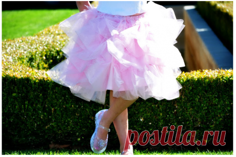 Нарядное платье крючком + юбка из фатина