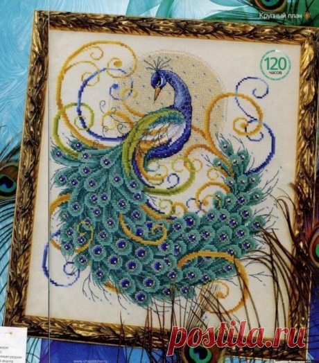 ​Схема вышивки "Птица-счастья"