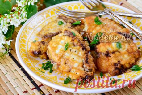 Печень в кляре жареная, рецепт с фото