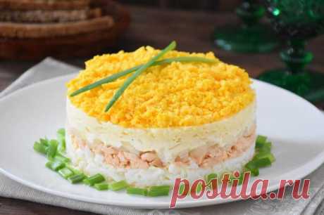 Луковый салат Мимоза. Очень простой рецепт вкусного угощения