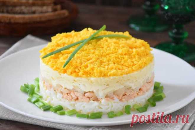 Луковый салат Мимоза. Очень простой рецепт вкусного угощения