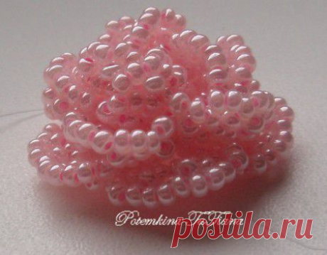 Делаем розочки из бисера на леске | Журнал Ярмарки Мастеров