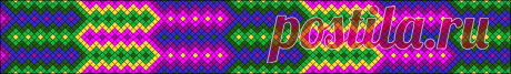 Normal Friendship Bracelet Pattern #3141 - BraceletBook.com