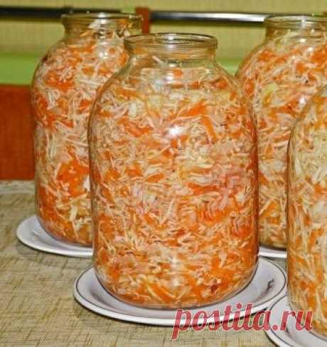 САМАЯ ПРОСТАЯ И ВКУСНАЯ КВАШЕНАЯ КАПУСТА — На кухне