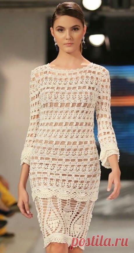 Crochetemoda: Vestidos de Crochet