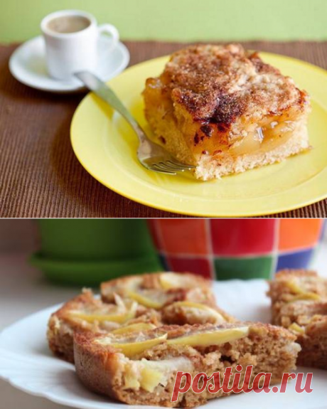 Постная шарлотка с яблоками - рецепт с фото / Простые рецепты