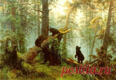 Оригинал - Схема вышивки «Шишкин-сосновый бор» - Схемы автора «svetlanastrokova» - Вышивка крестом