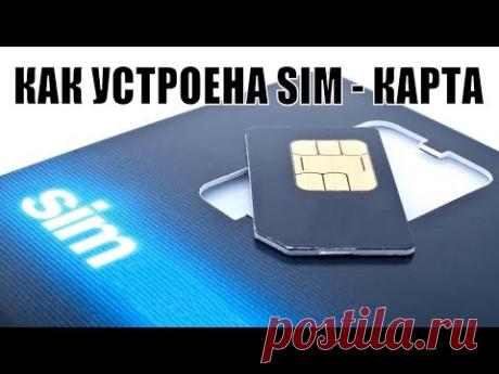 КАК УСТРОЕНА SIM - КАРТА И КАК ОНА РАБОТАЕТ