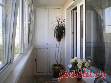 Шкаф на балконе — практичное решение — Роскошь и уют