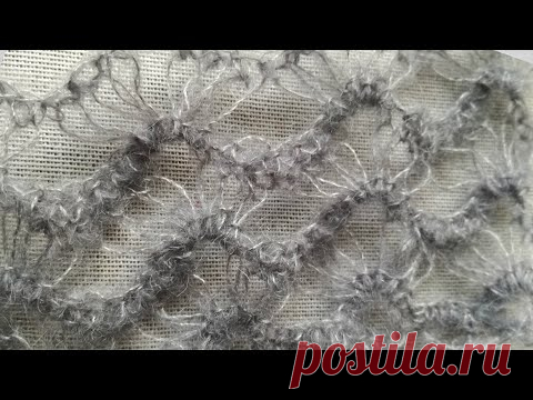 МК НЕОБЫКНОВЕННЫЙ/ АЖУРНЫЙ/ КРАСИВЫЙ и ОЧЕНЬ ПРОСТОЙ УЗОР крючком Нежность
