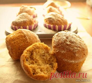 Маффины с яблоком и бананом