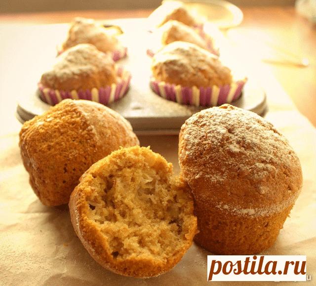 Маффины с яблоком и бананом