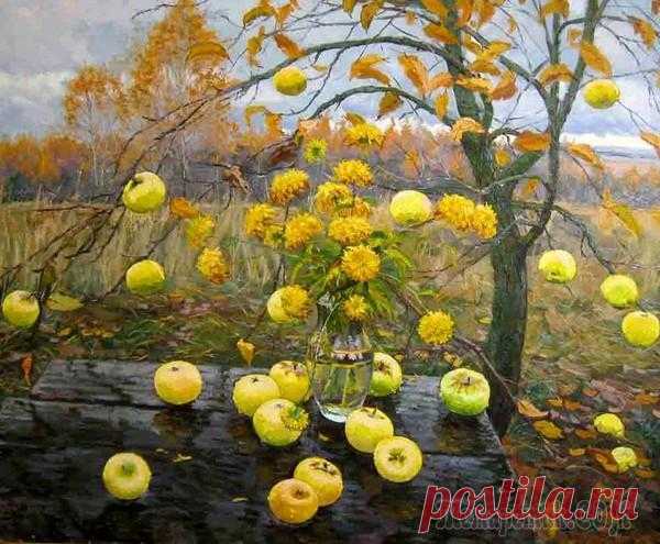 Осенний свет Осенний свет со мною говоритО томно увядающей природе,Листвою потихоньку  шевелитИ словно по лицу мне нежно водит.Легонько тронув веки, синий блик, Забыв про осень, май напоминает,Прости меня, мой дру...
