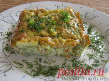 Рецепт: Фриттата с кабачками на RussianFood.com