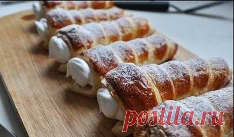 ТРУБОЧКИ С БЕЛКОВЫМ КРЕМОМ