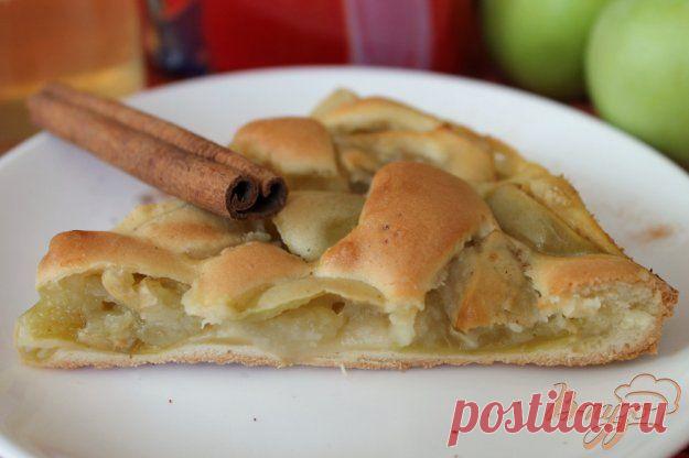 Шарлотка с белым наливом и корицей - пошаговый рецепт с фото