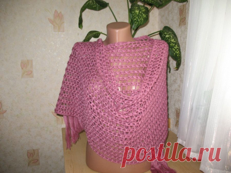 Палантин “Пепел розы” / KNITLY.com - блог о рукоделии