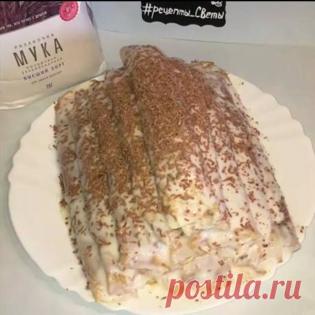 Блинный Торт "Монастырская изба" Автор рецепта Светлана Кёниг - Cookpad