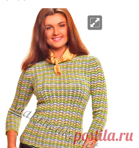 пуловер крючком