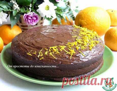 Свекольно-шоколадный торт с апельсиновой цедрой – кулинарный рецепт