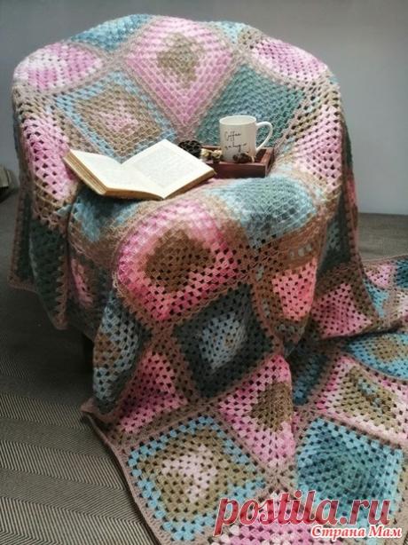 Пледы из квадратов. Много - Вязание - Страна Мам